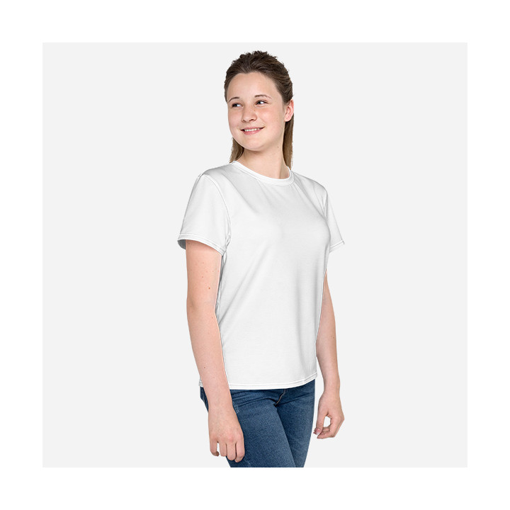 T-shirt col ras du cou all over adolescent