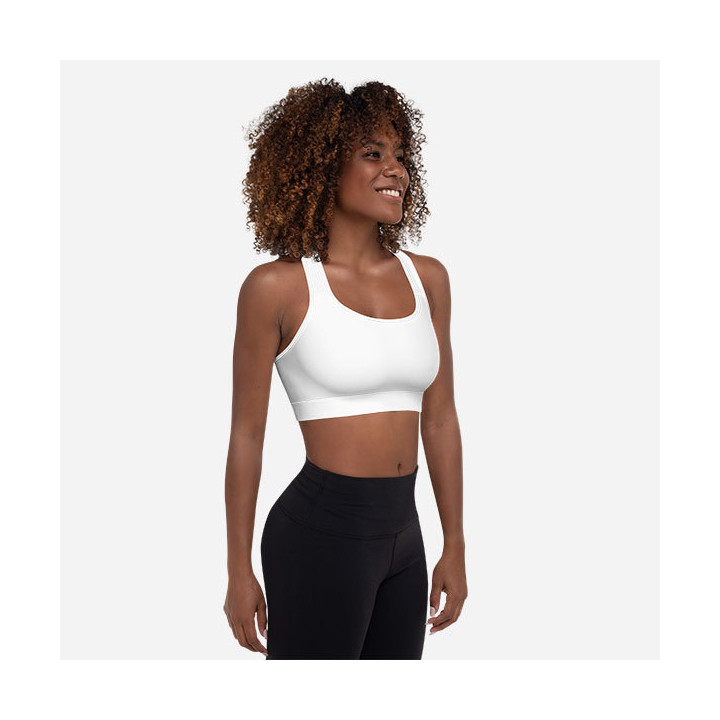 All-Over Print Padded Sports Bra