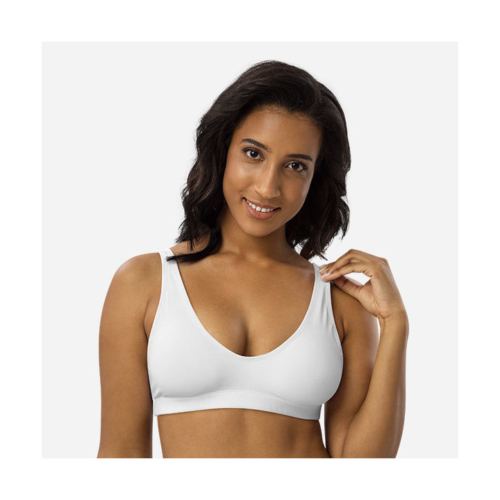 All-Over Print Recycled Padded Bikini Top