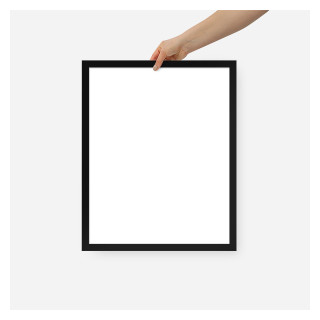 Poster opaco con cornice (in)