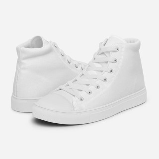 Zapatillas de lona caña alta hombre