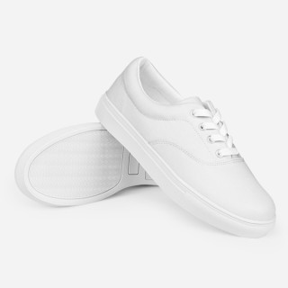 Zapatillas de lona con cordones para mujer