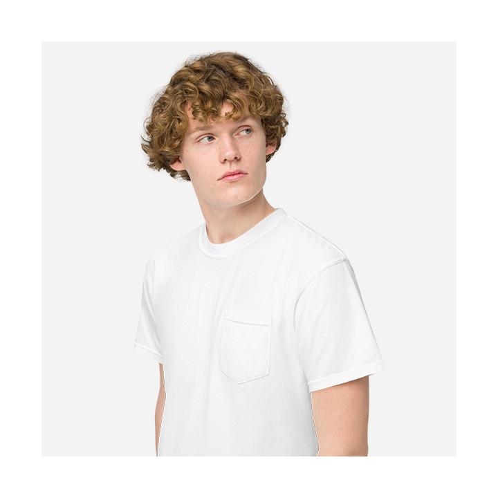 T-shirt tinta in capo con tasca unisex | Comfort Colors 603