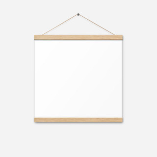 Póster de papel mate con colgador (in)