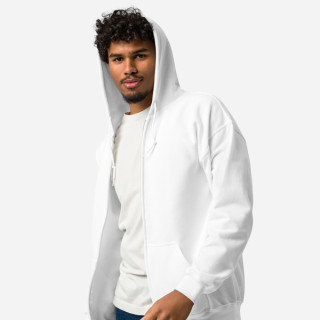 Sweat à capuche épais unisexe à fermeture éclair | Gildan 18600