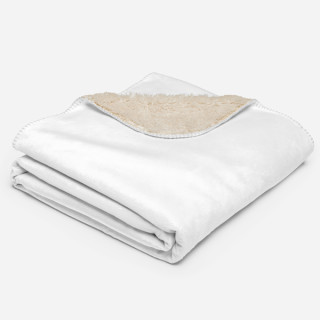 Bedruckte Sherpa-Decke