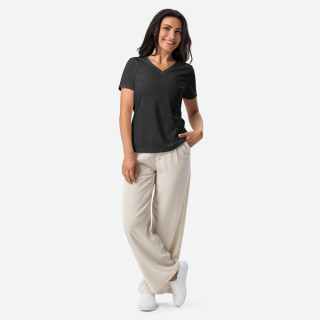 T-shirt scollo a V taglio relaxed donna | Bella Canvas 6405CVC