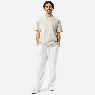 Jogger wide-leg unisex con stampa all over