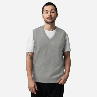 Strickpullover mit V-Ausschnitt ohne Ärmel