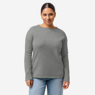 Sweat droit tricoté pour femme
