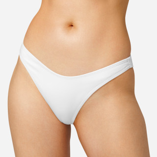 Bas de maillot de bain échancré recyclé all over