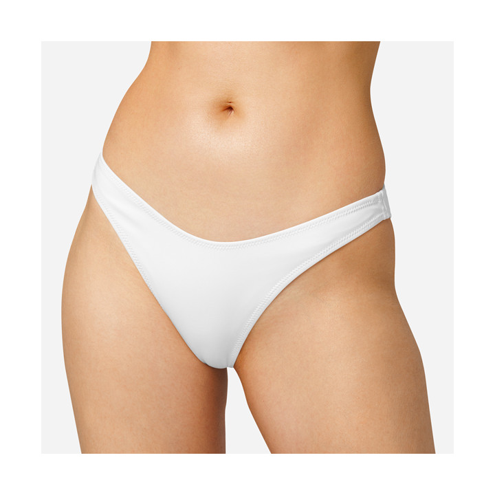 Braguita de bikini con corte en V reciclada all over