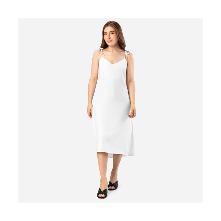 Vestido all over con abertura