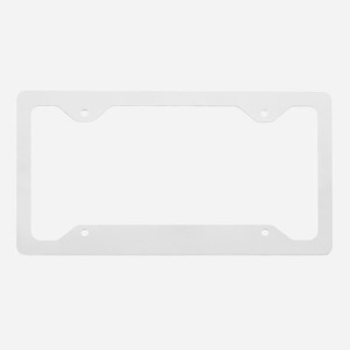 Cadre de plaque d'immatriculation en métal