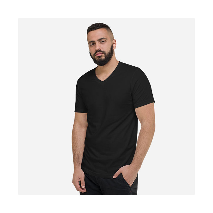 Camiseta cuello pico unisex | Bella + Canvas 3005