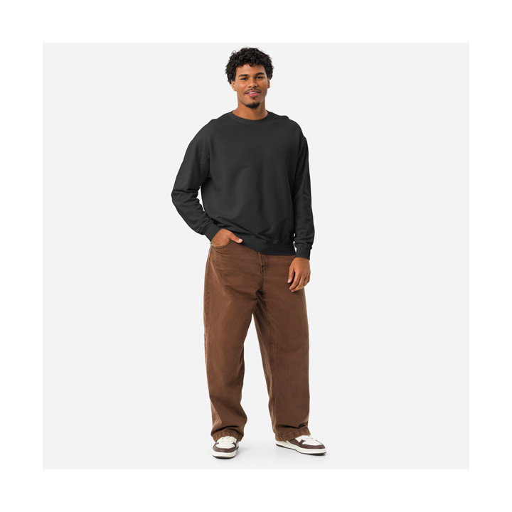 Leichter textilgefärbter Unisex-Fleece-Pullover mit Rundhalsausschnitt | Comfort Colors 1466